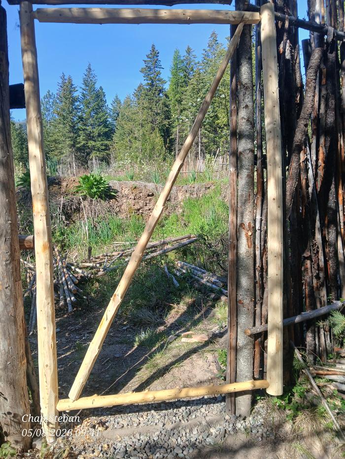 Cooper Cabin gate 