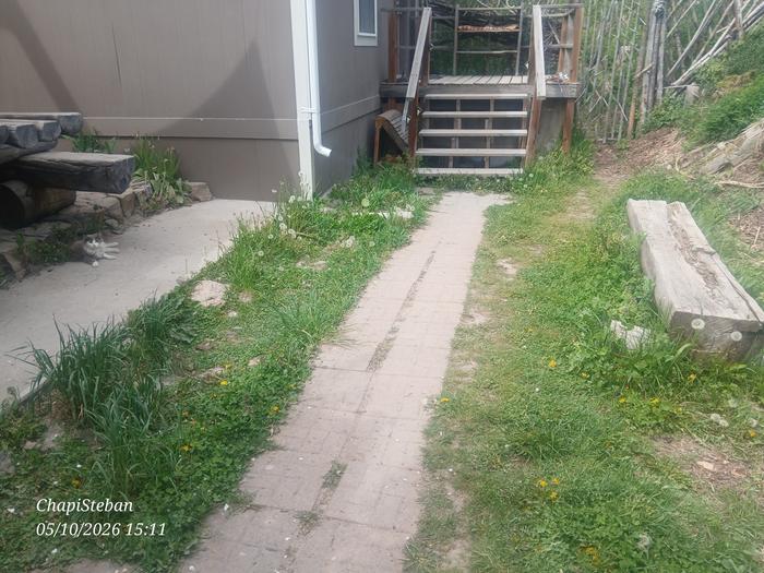 Time to gather some mulch for the berms 