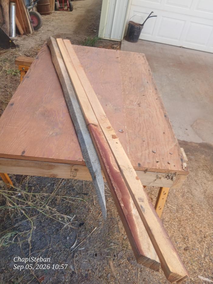 Some scrap woody bits that will be used for posts 