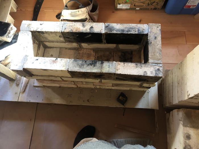 the burn tunnel of a rocket masonry heater