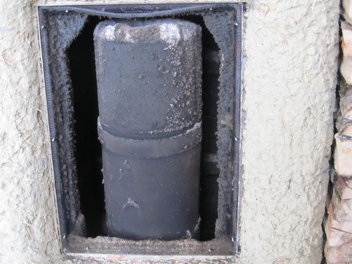 riser through access opening