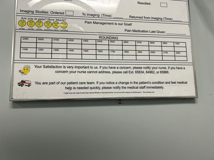 We care about pain management 