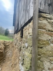 Cleared dirt