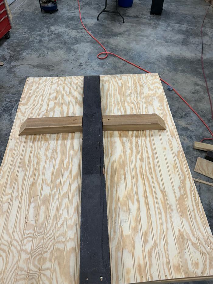 And he spontaneously put a cross on the lid