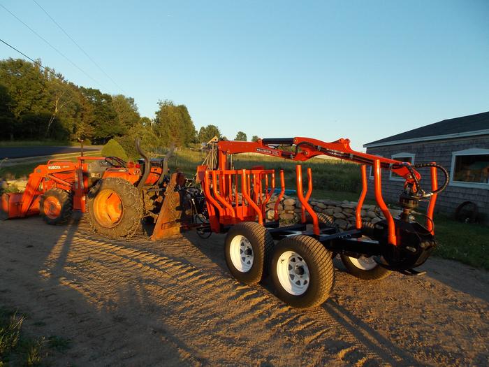 Awesome log trailer!