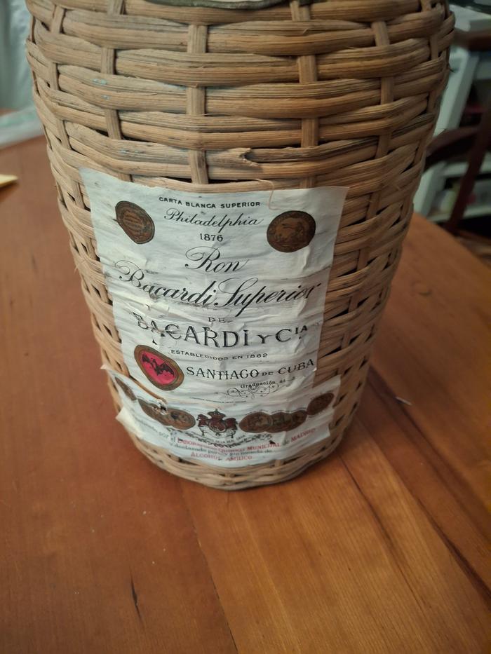 the 100 year old rum bottle