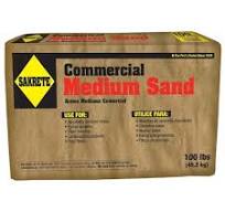Commercial graded sand