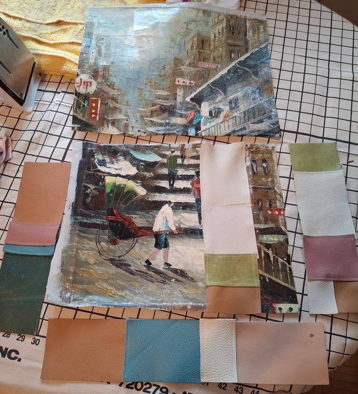 bag parts ready to be seen together