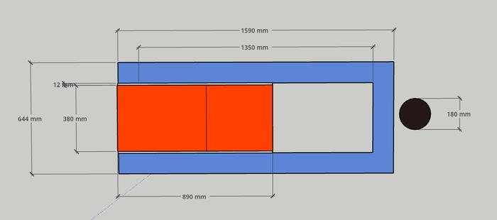 How the core would fit in the bell
