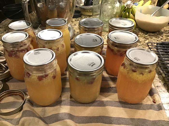 Lemon and cranberry juice