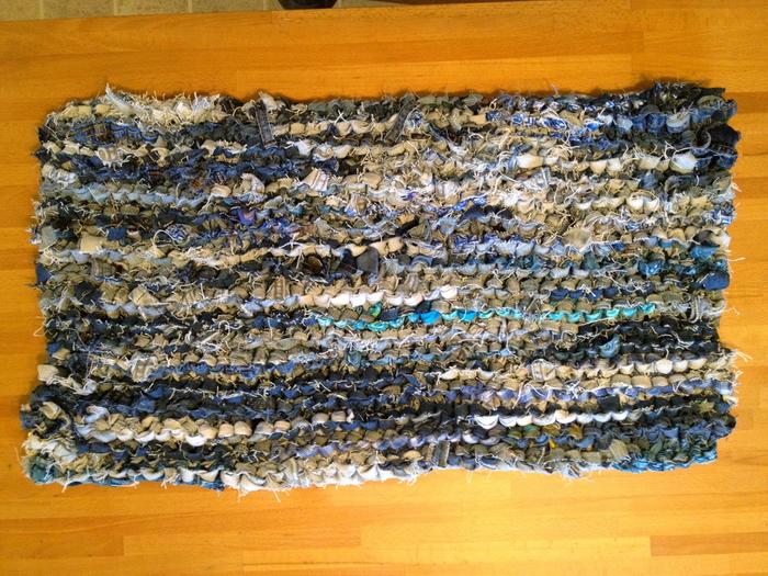 custom-ordered for wife's bedside, small and still in great shape after five years - not all denim