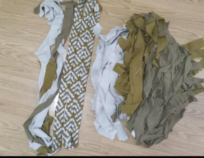 7 strand braided rug to be