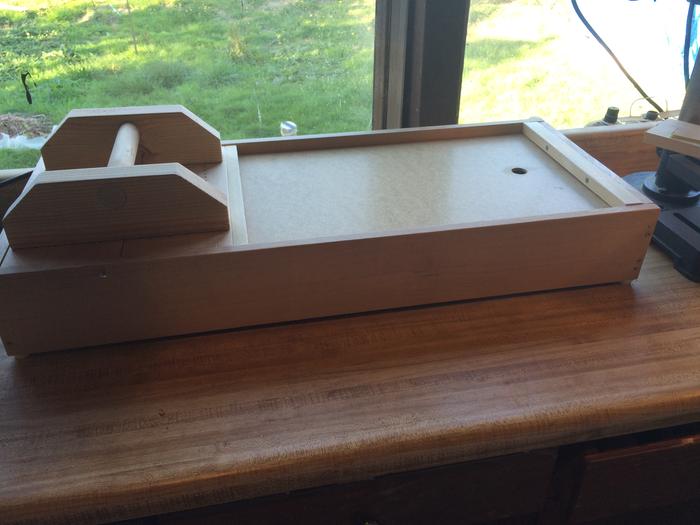 Picket locks closed and dtsys yogether-even when upside down-with a cotter pin in either side