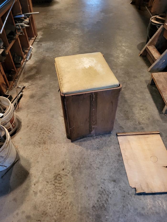 ...that included deconstructing this old stool...