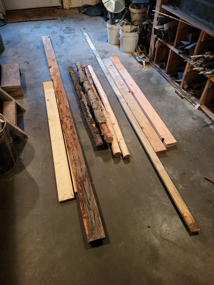 ...Bamboo stand raw materials (project To Be Finished (TBF)).