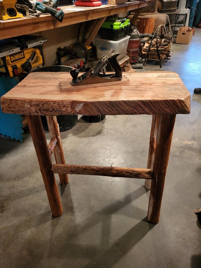 With the assembly complete -- I just need to continue to work the table top surface and level everything.