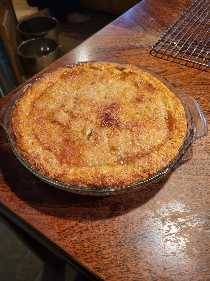 Apple pie made by our current SEPper -- The boots were spoiled this weekend!