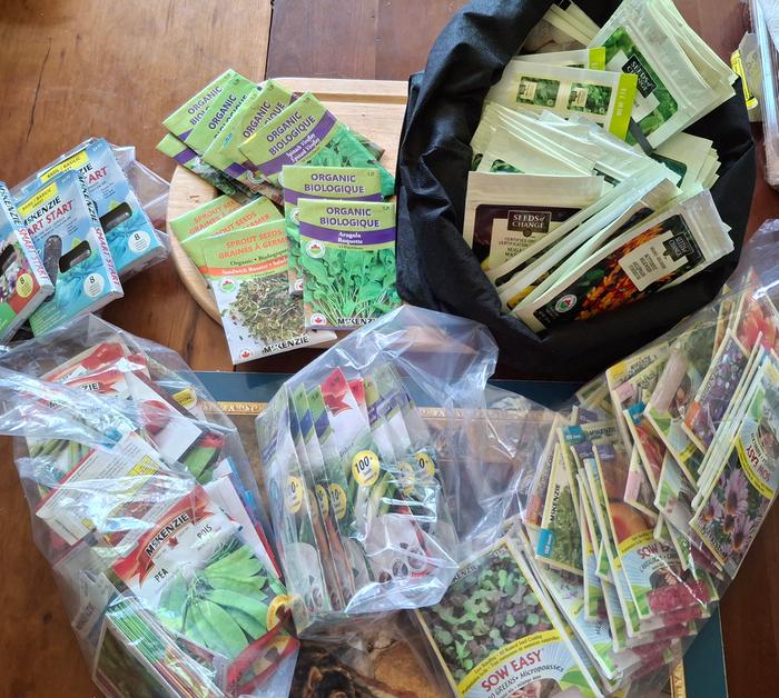 huge lot of seed packs