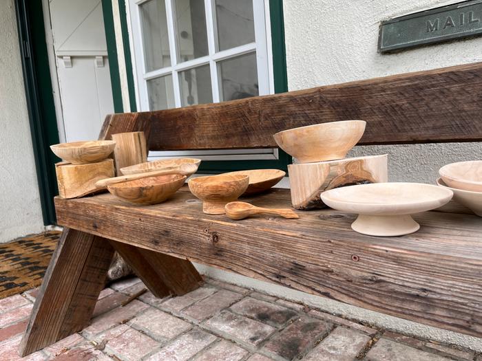 Billets, blanks, bowls and 2 spoons 