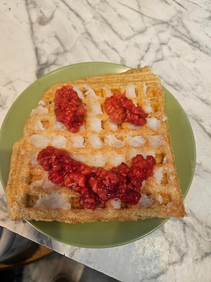 Breakfast thats happy to see you!