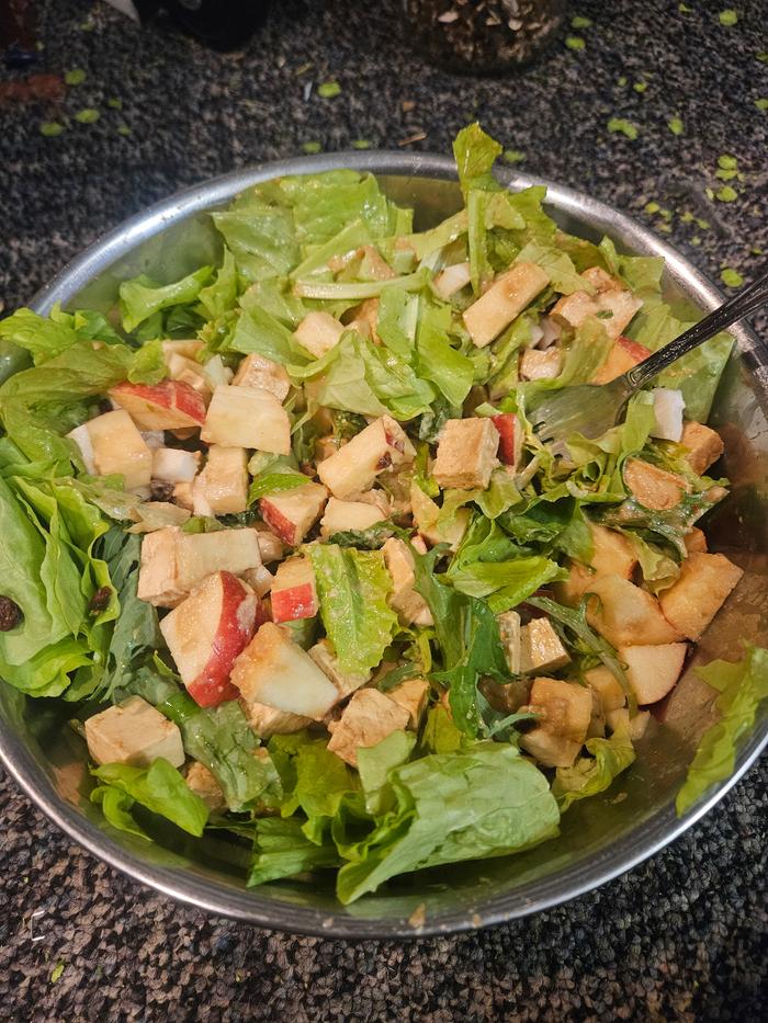 And, of course, lovely salad greens every day!