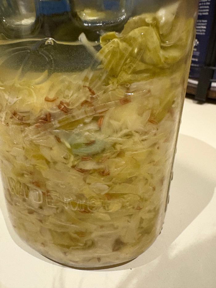 Blue discoloration visible