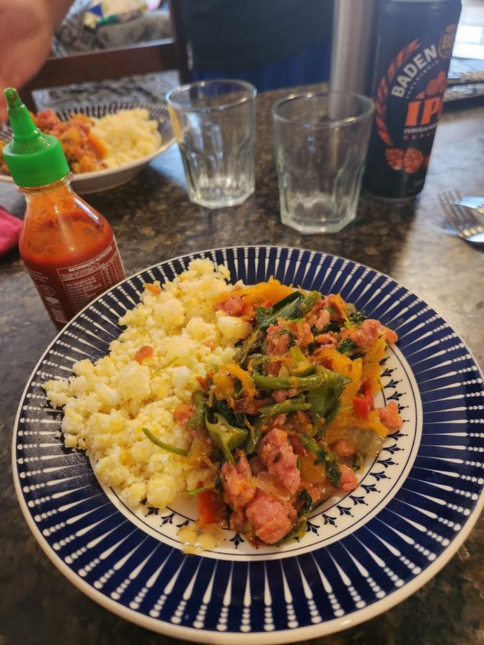 cuzcuz and veggies