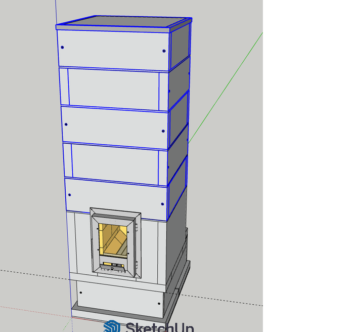 ISA of only the bell walls and top plate (roof)