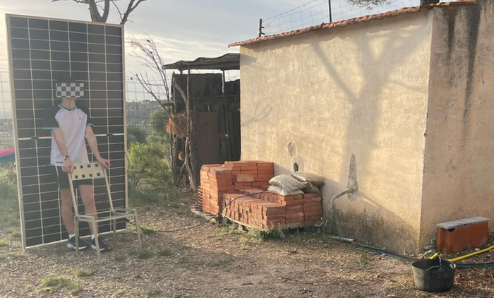 first test - I love this panel support