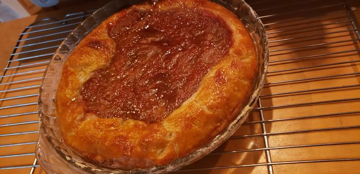 ANOTHER rhubarb strawberry galette