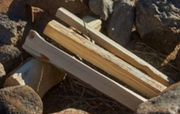old reliable: lazy man / lean-to fire