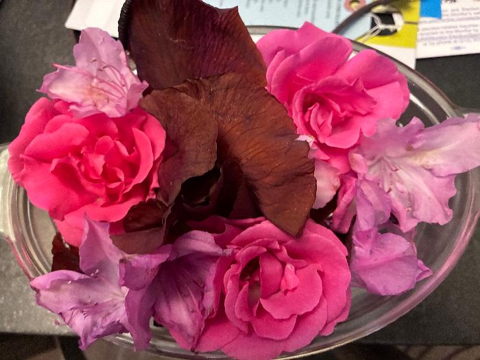 Spring flower bowl