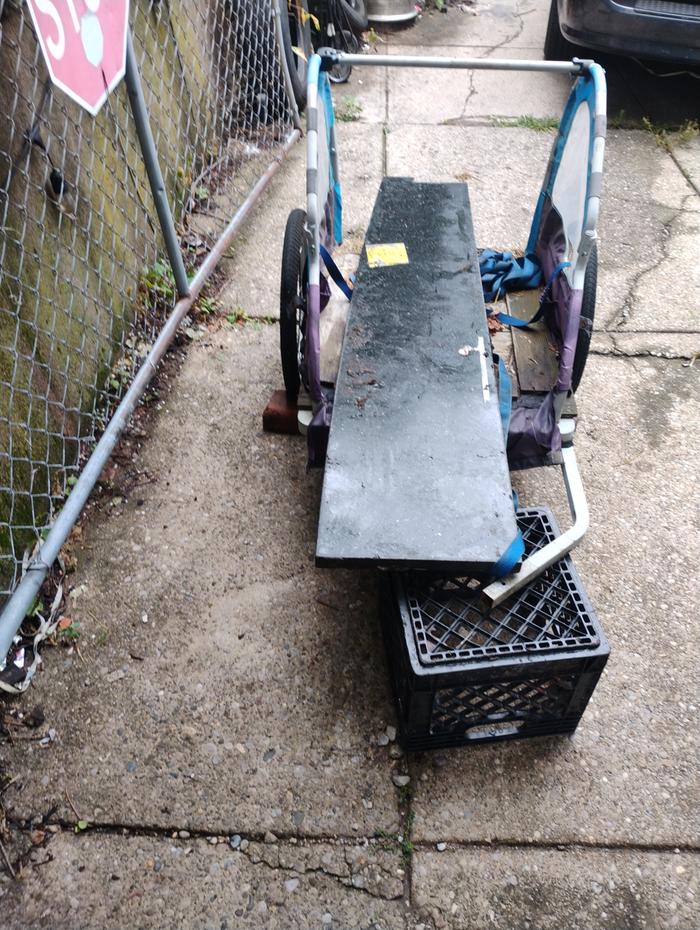 Moving slabs to the front yard