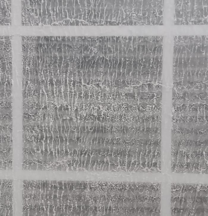 Temporary gypsum window paint
