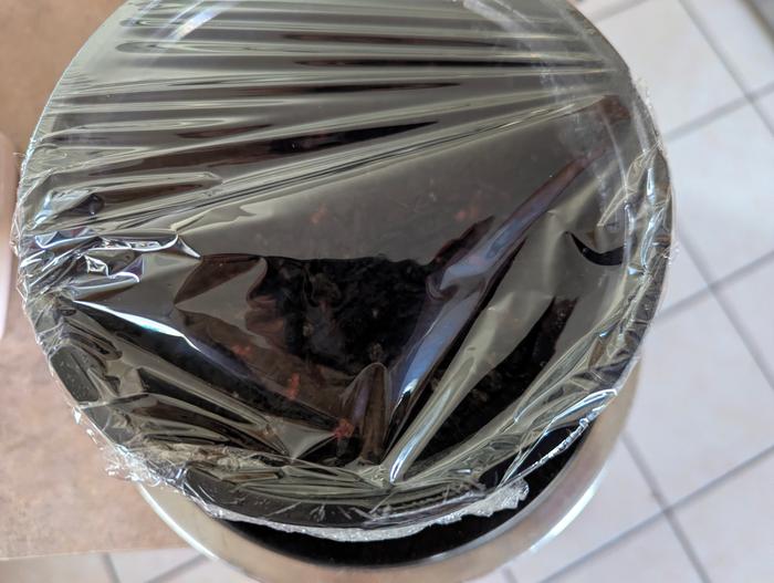 Cover top with plastic, creating a mini greenhouse 