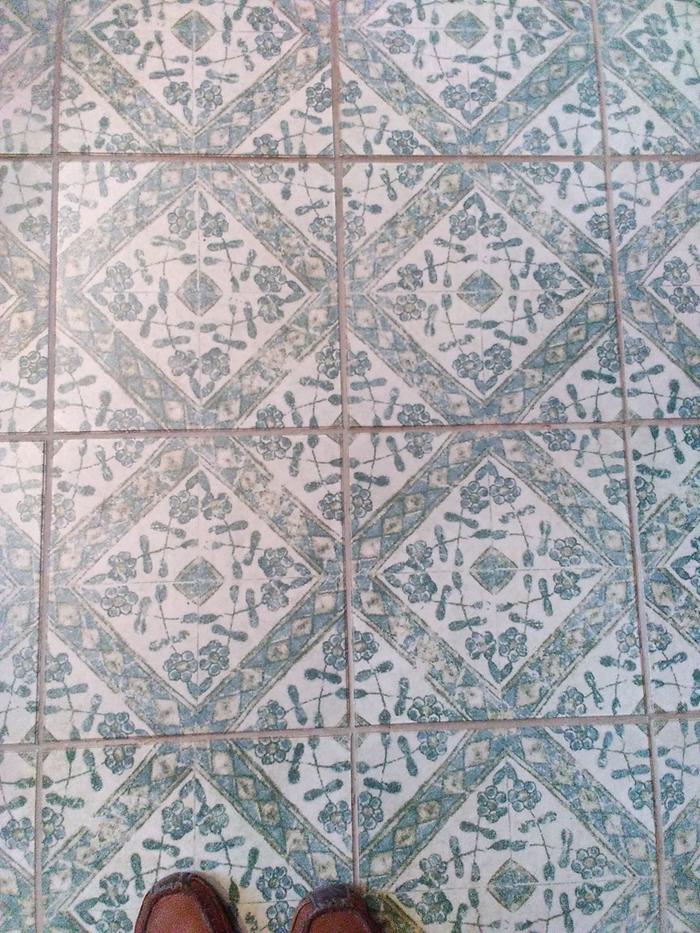 Gres Aragon outdoor patio tile as kitchen floor tile