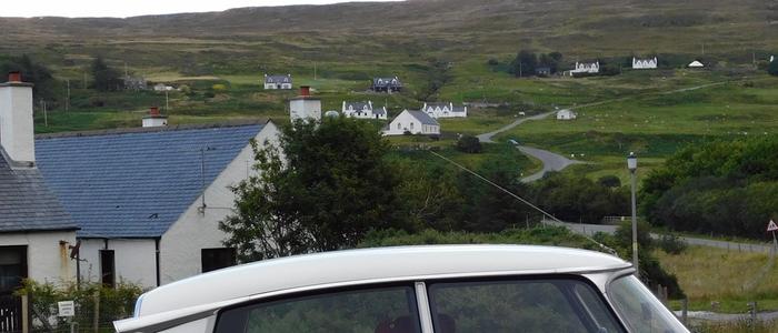 Steep hill with bends