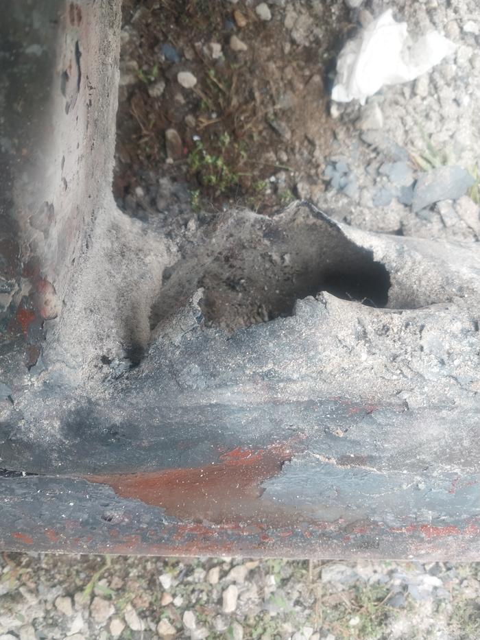 The hole that killed her
