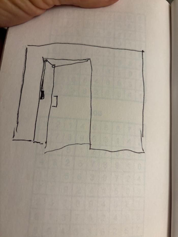 self closing door mechanism