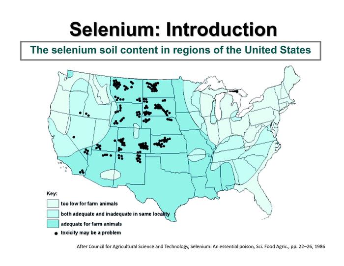 Local Selenium Levels (goats forum at permies)