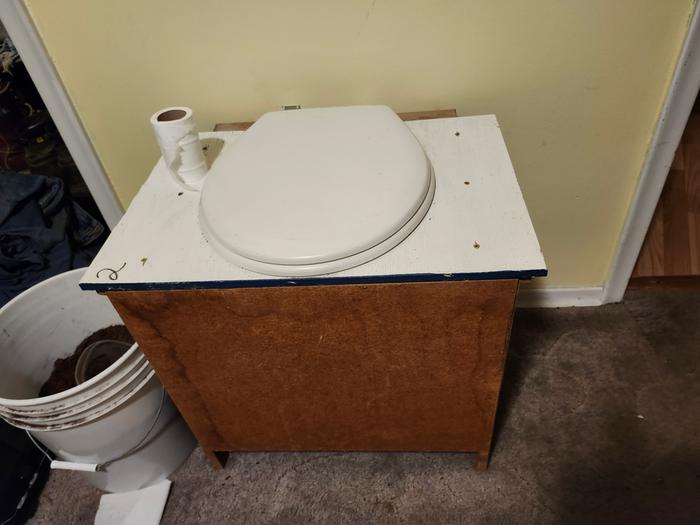 Small dresser toilet 