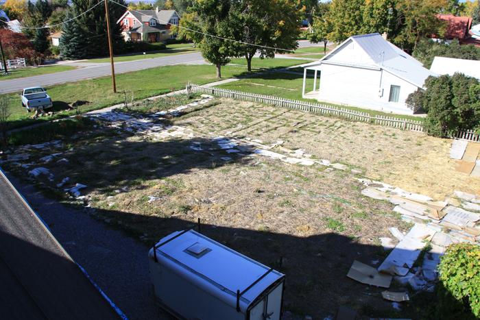 sheet mulched future garden