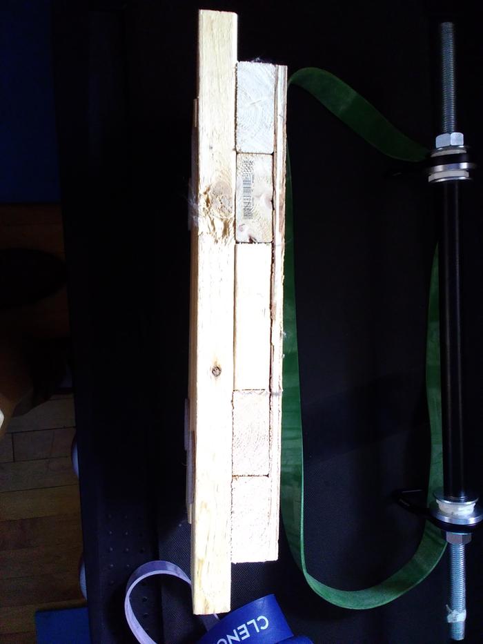 side view of homemade footplate