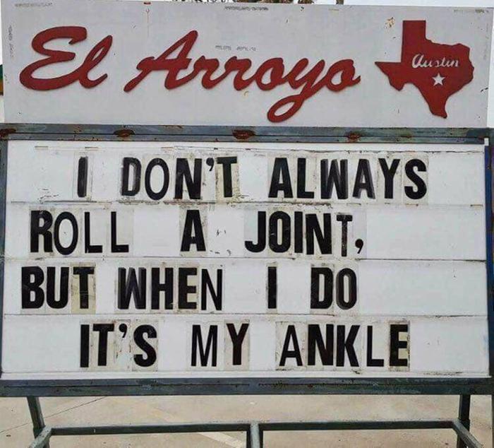 It's my ankle