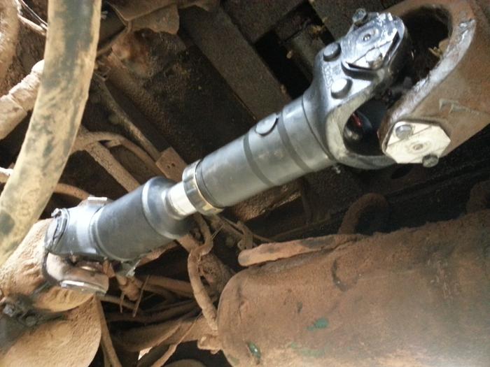 Rex's new drive shaft