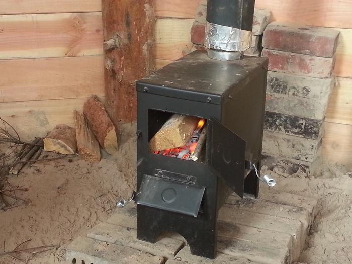 Jim's new woodstove