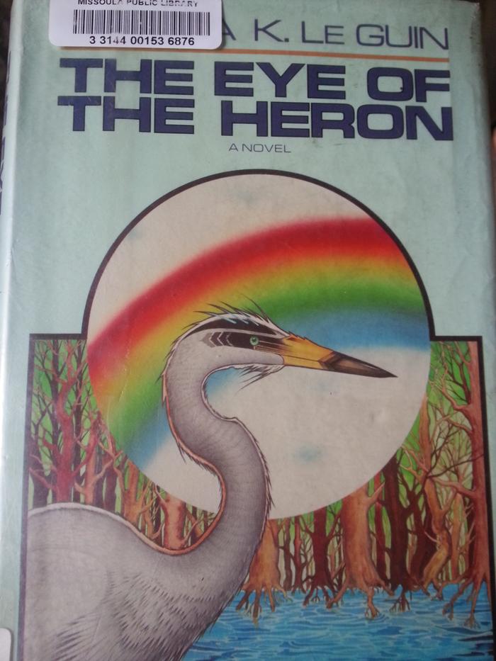 the artist who did this cover art seemingly didn't read the book because the herons in the story are not actual herons at all...