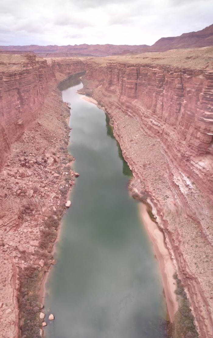 view of the colorado river from navajo bridge