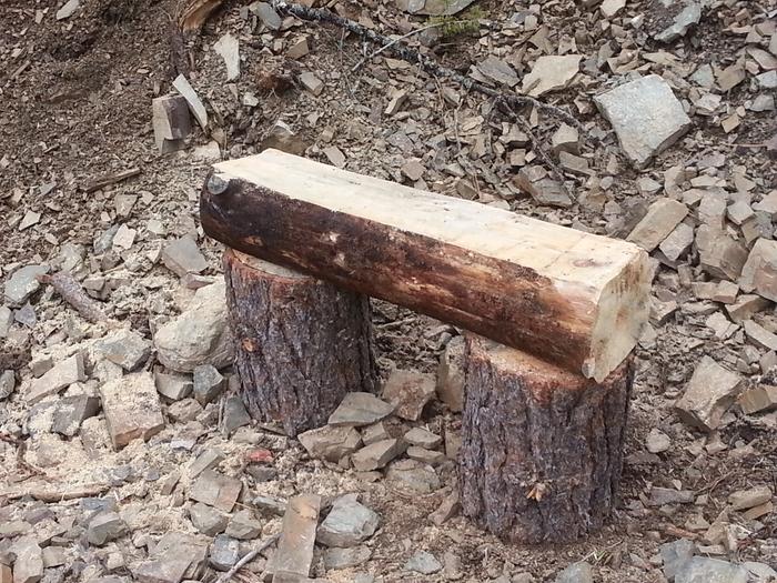 fancy different kind of 3-log bench