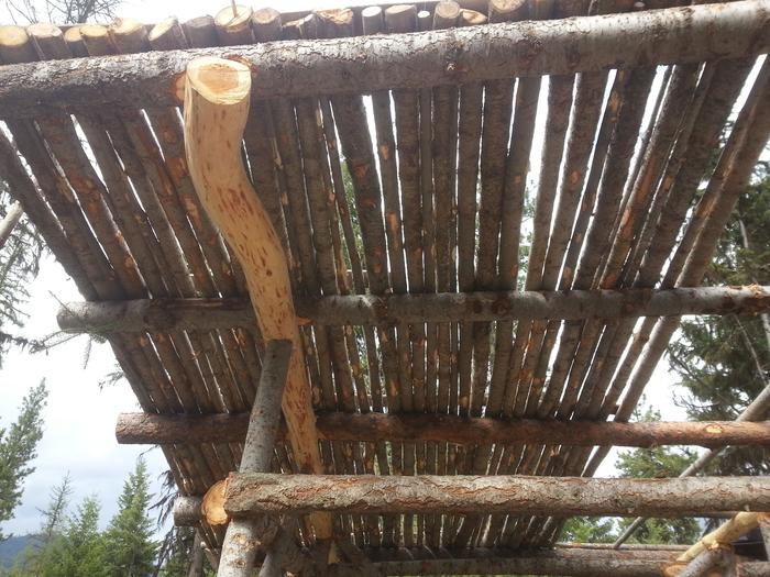 kitchen pole roof forming